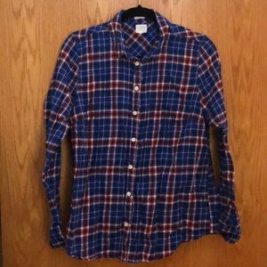 JCrew Boyfit flannel